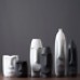 Vases and Pots Nordic Minimalist Modern Design Tribal Faces Ceramic Porcelain   253758638518